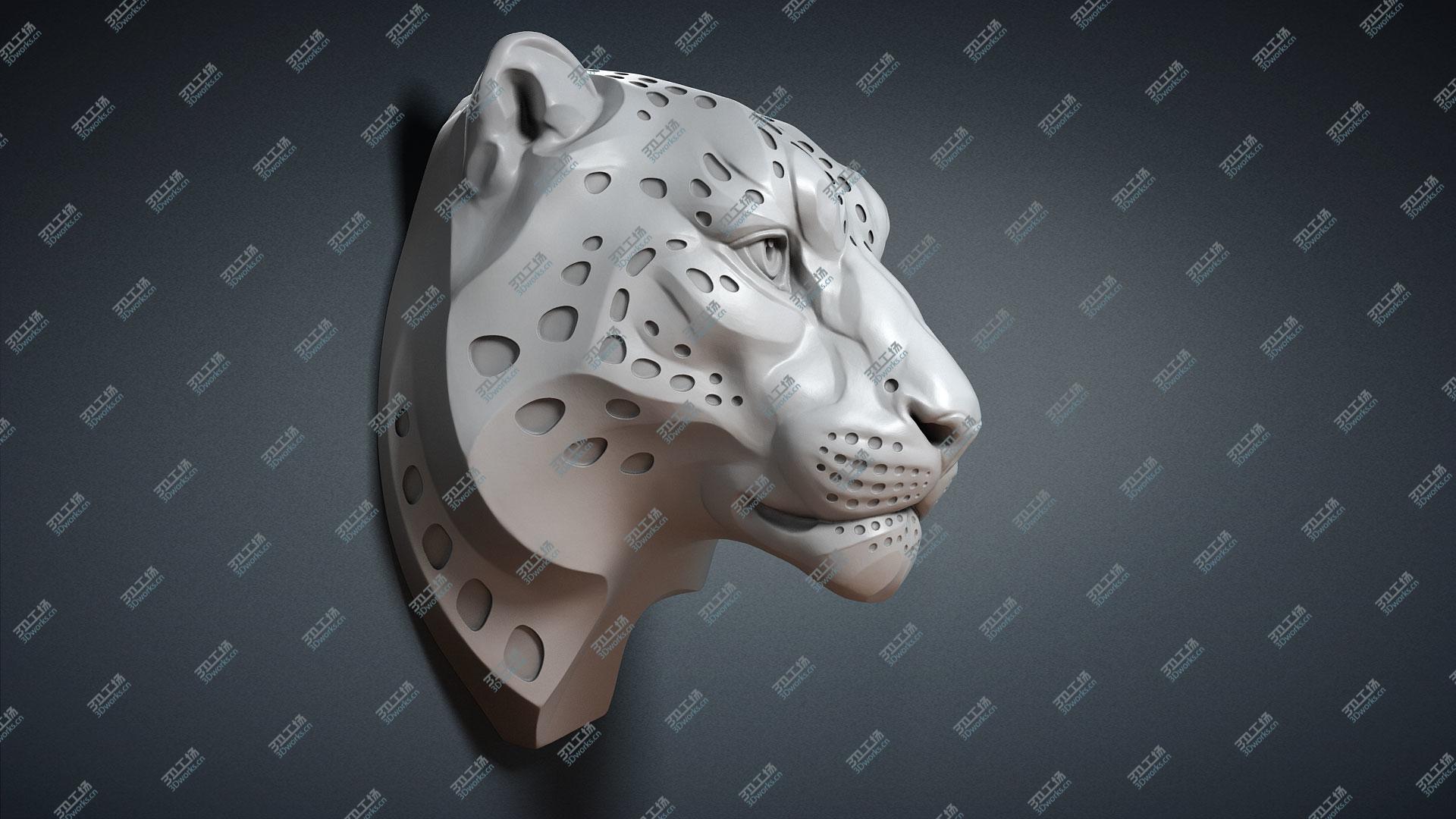 images/goods_img/202105072/3D Snow Leopard Head Sculpture Spotted/4.jpg